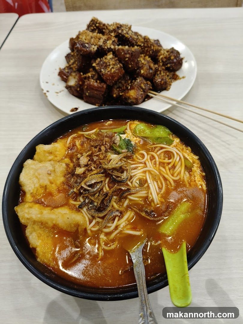 Noodle Soup and Fried Bites
