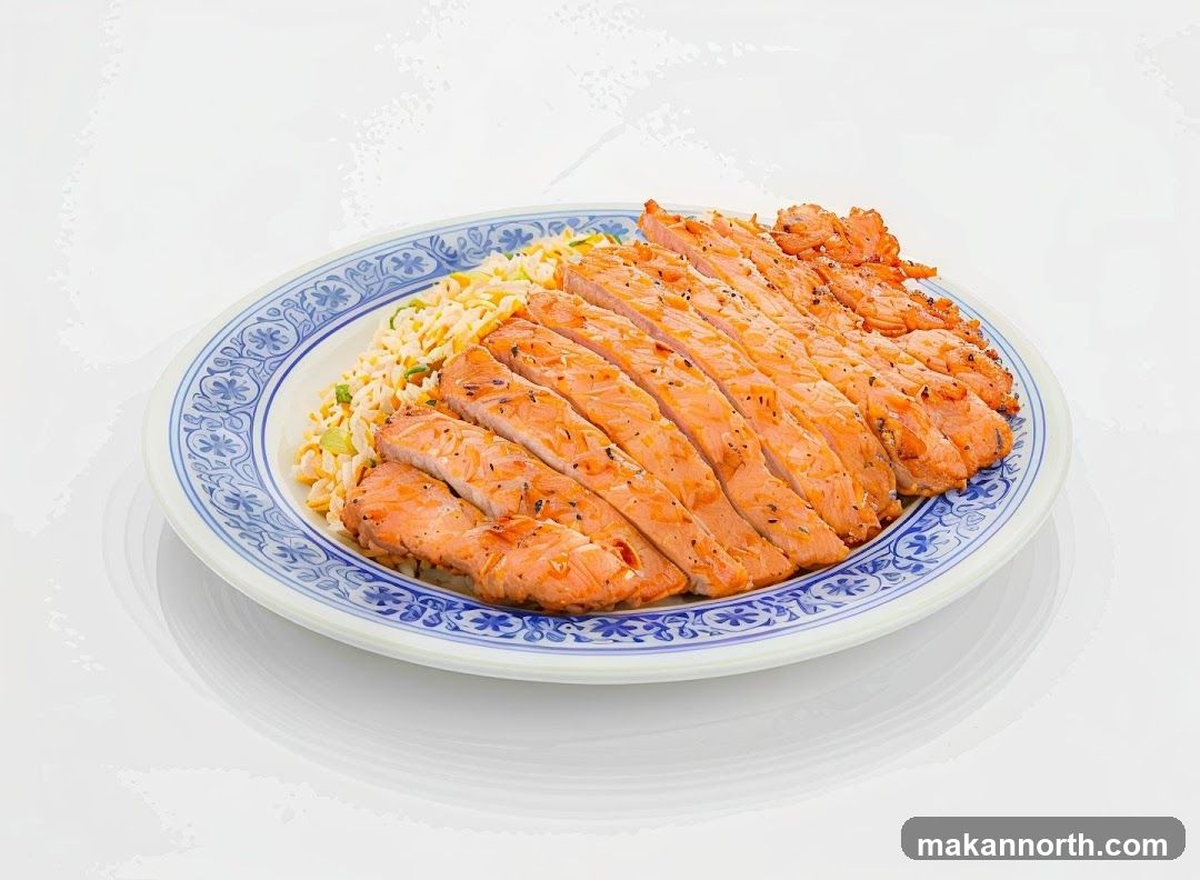 Salmon and Fried Rice