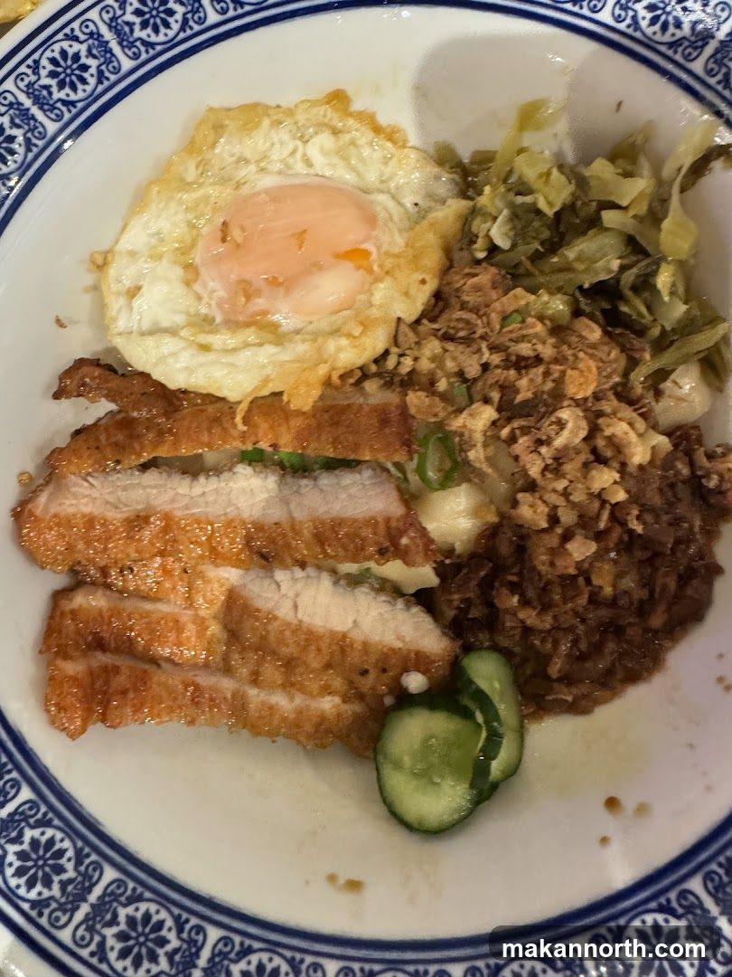 Roast Pork Rice with Fried Egg