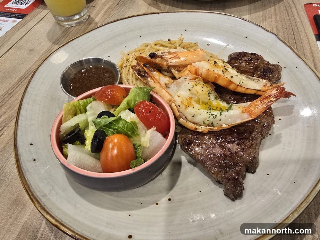 Steak and Shrimp Platter
