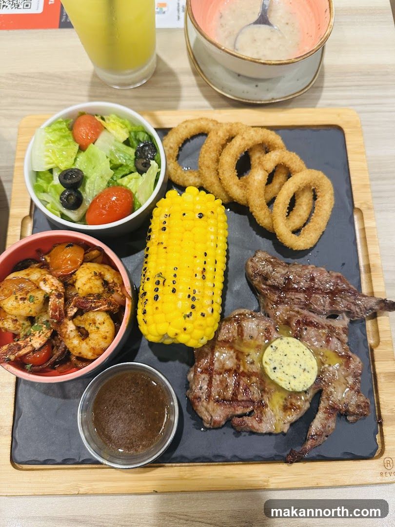Steak and Shrimp Platter