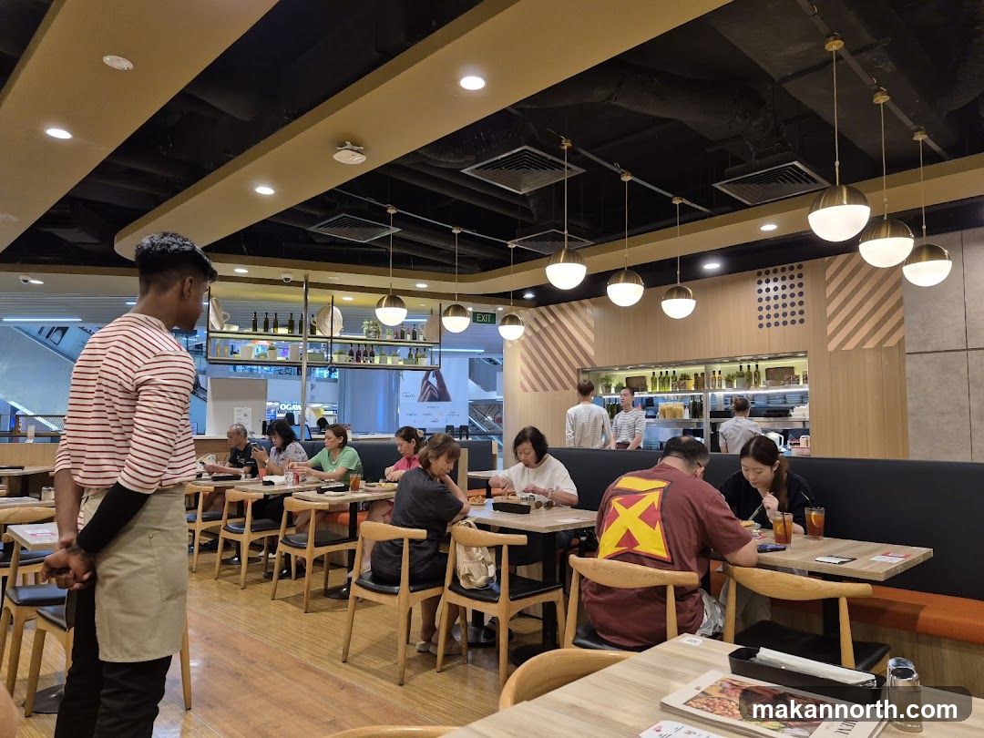 Restaurant Interior with Diners