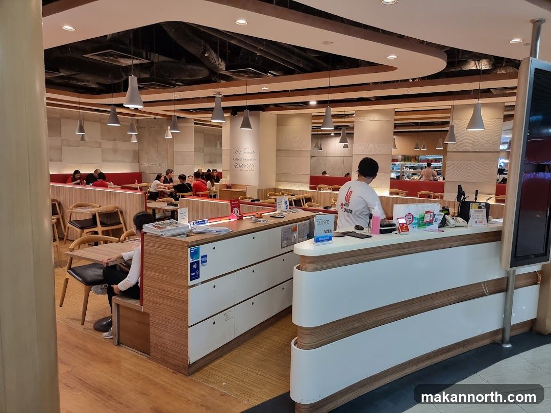 Restaurant Interior with Counter