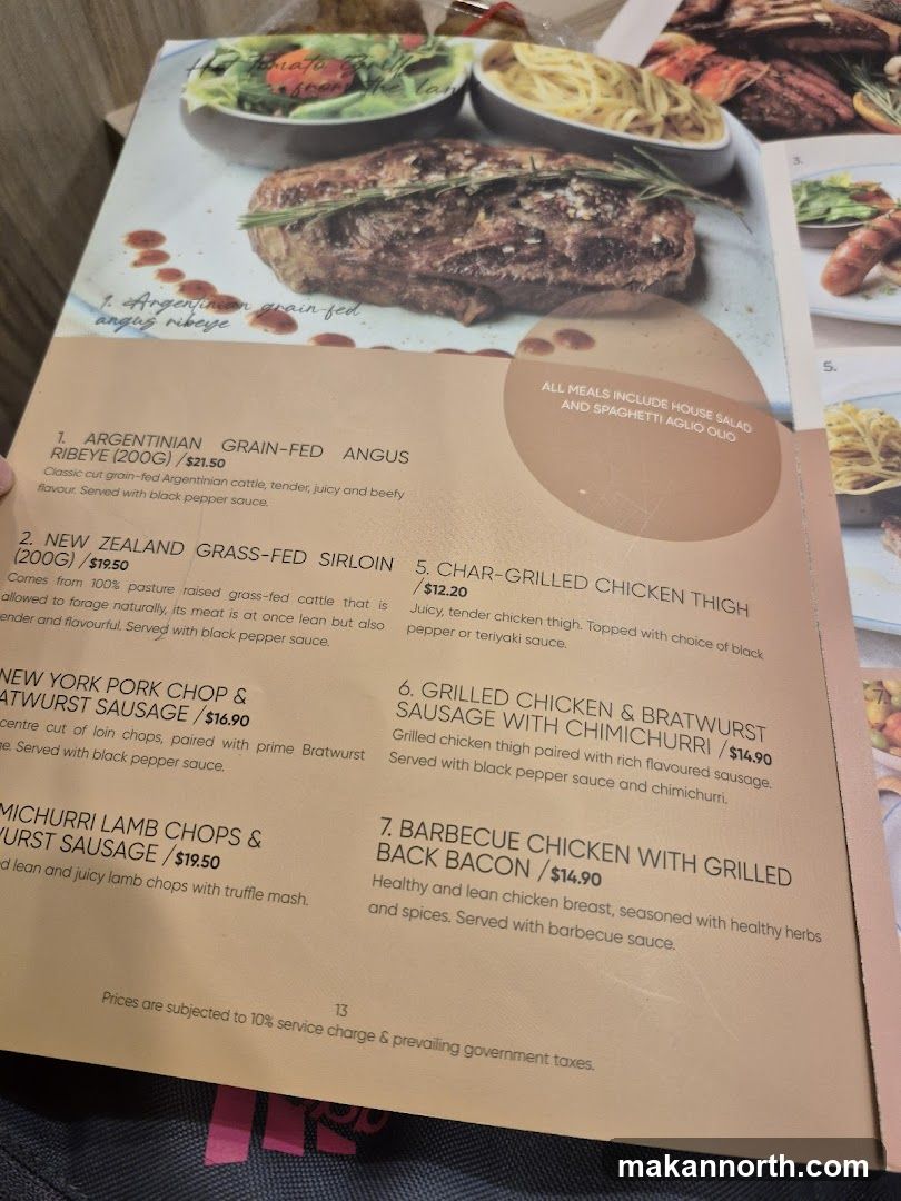Menu Page