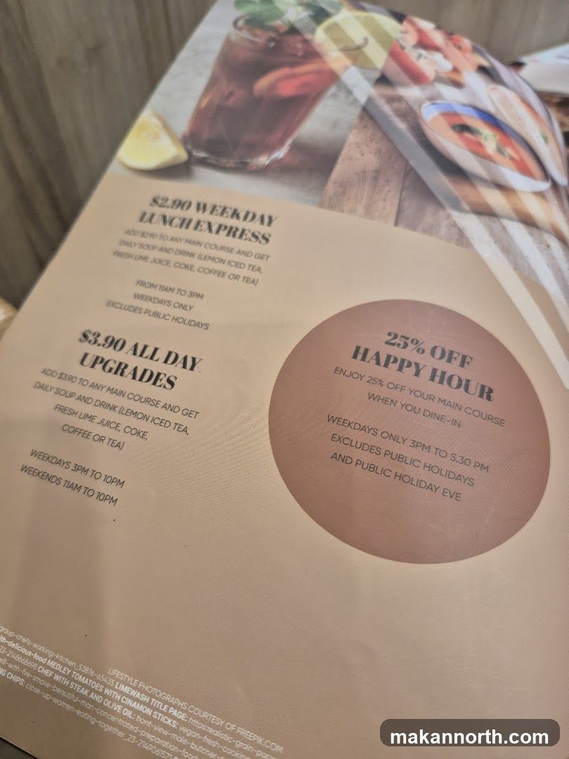 Menu Specials
