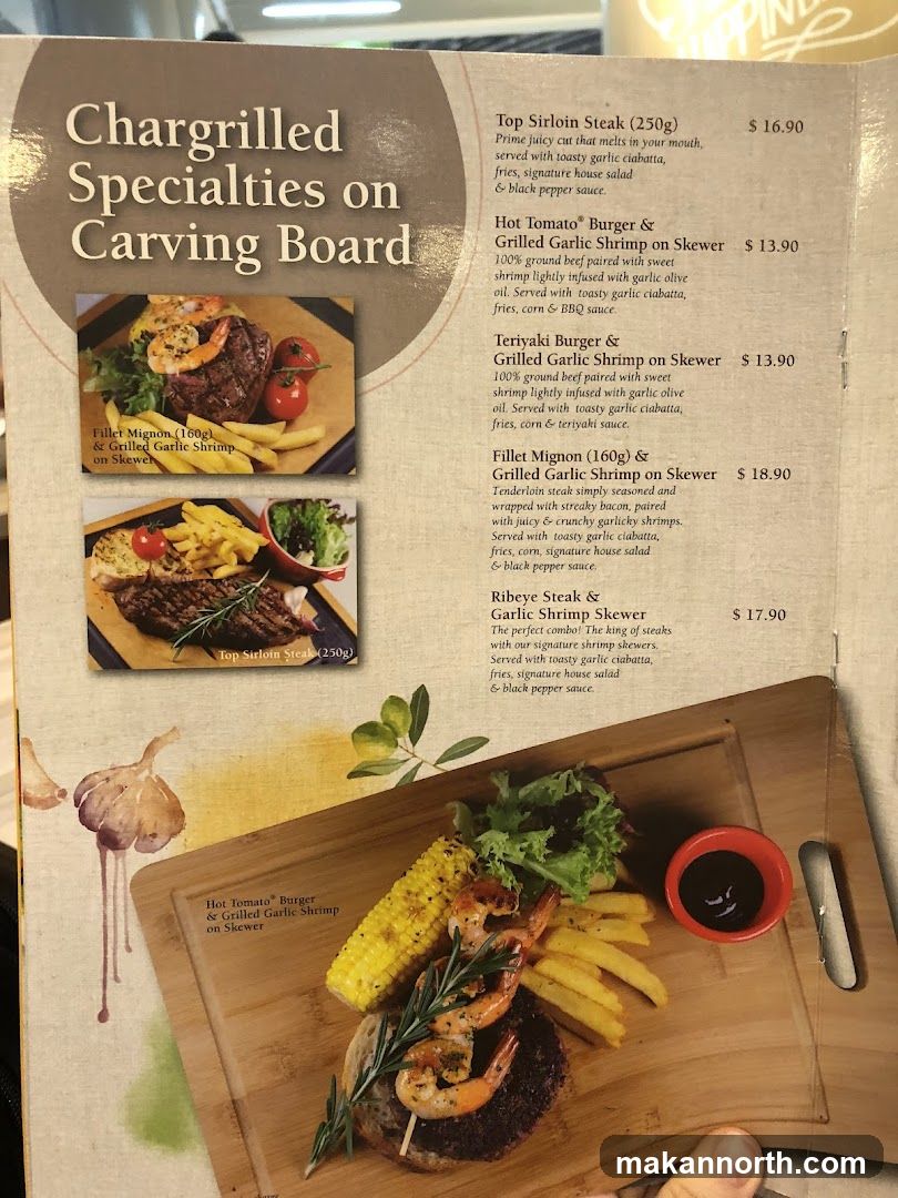 Chargrilled Specialties on Carving Board