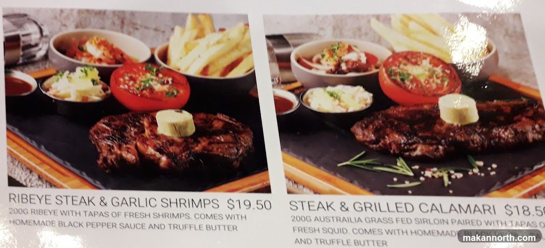 Steak and Seafood Menu