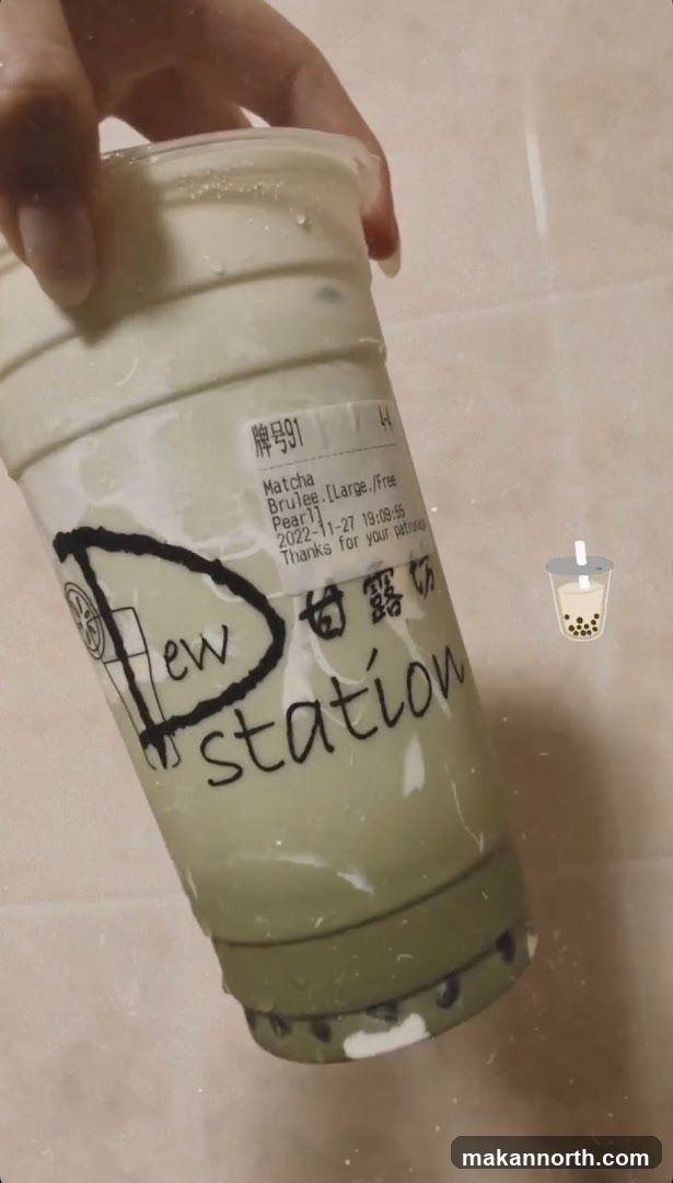 Matcha Brulee Drink
