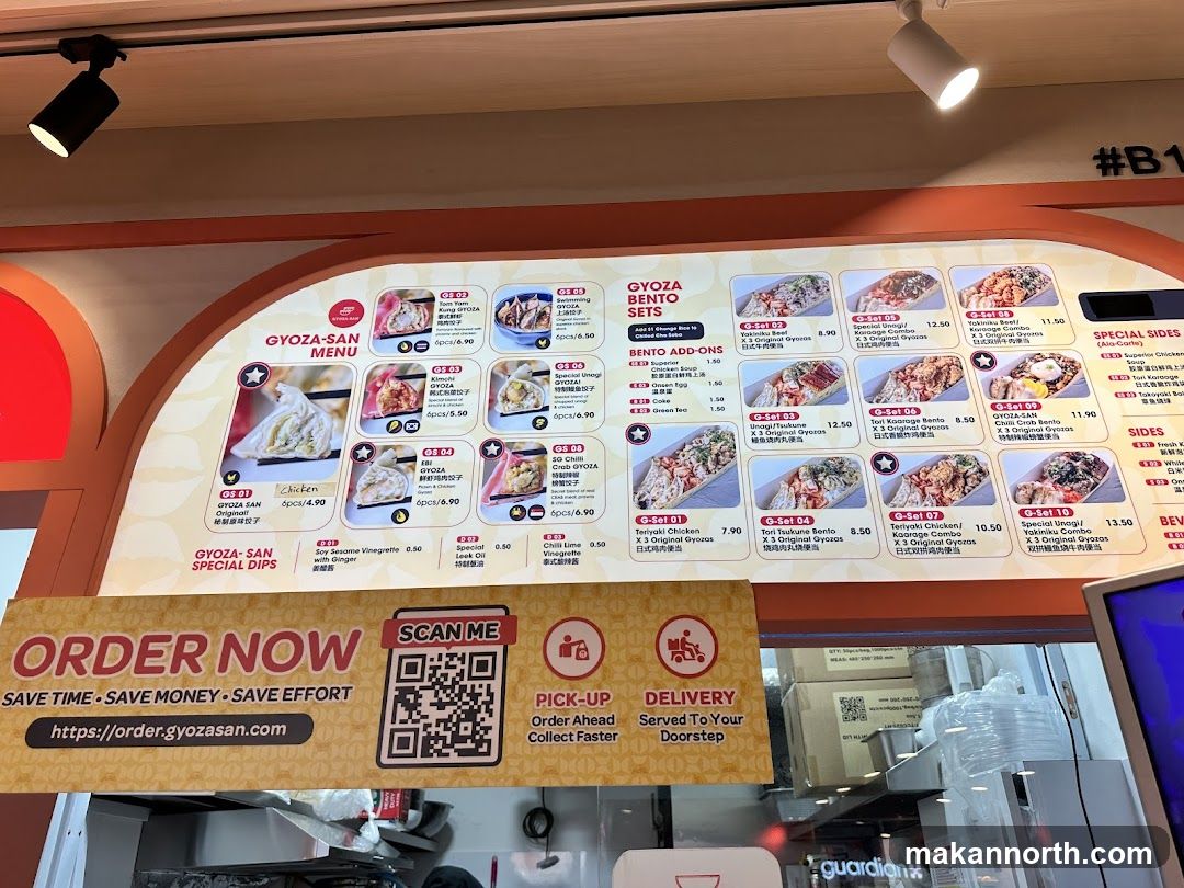 GYOZA-SAN MENU