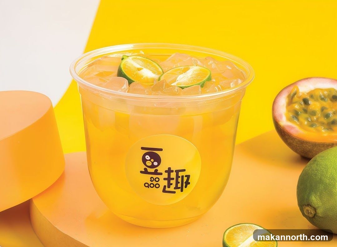 Passion Fruit and Lime Drink