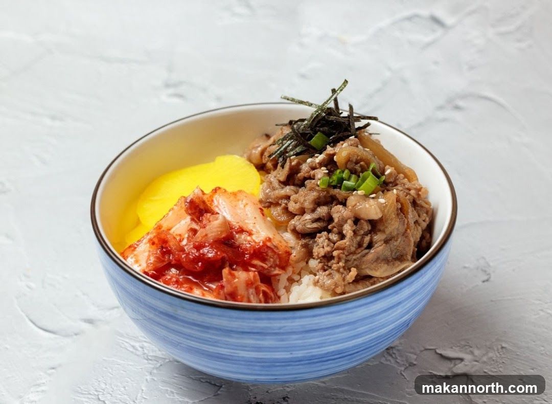 Beef and Kimchi Rice Bowl