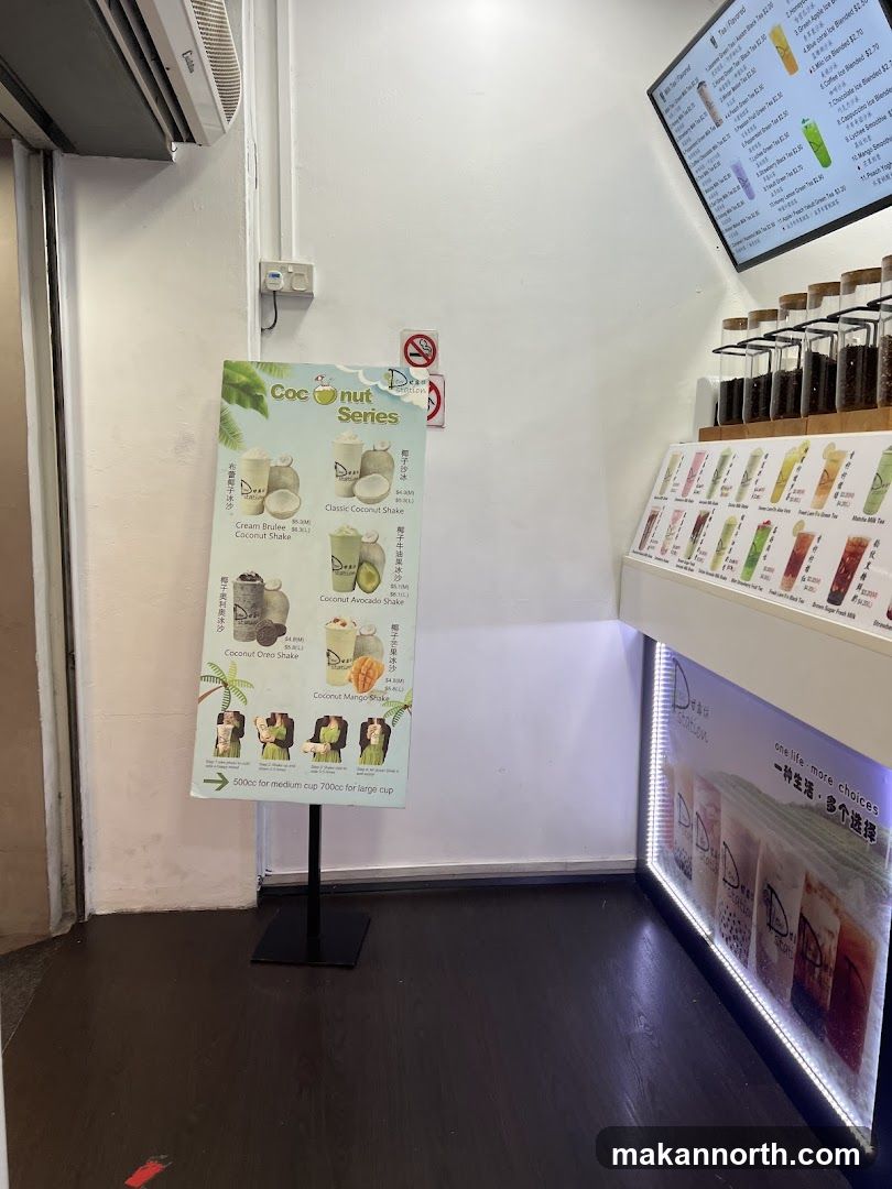 Coconut Series Menu