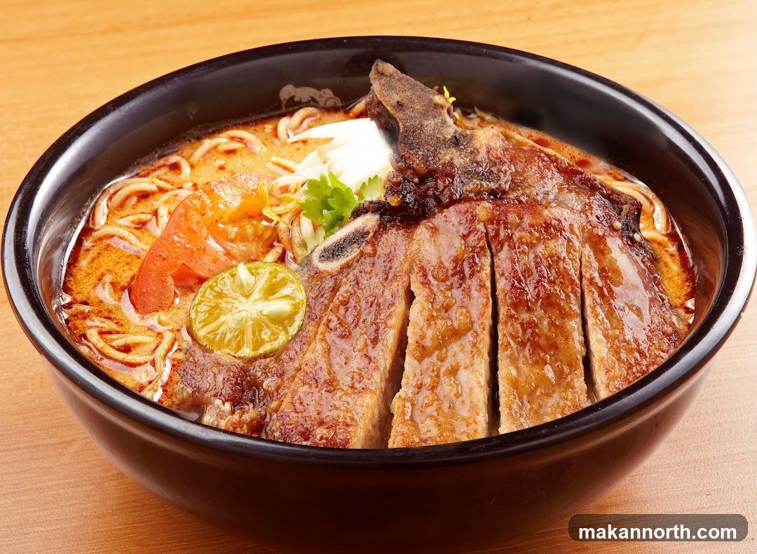Pork Chop Noodle Soup