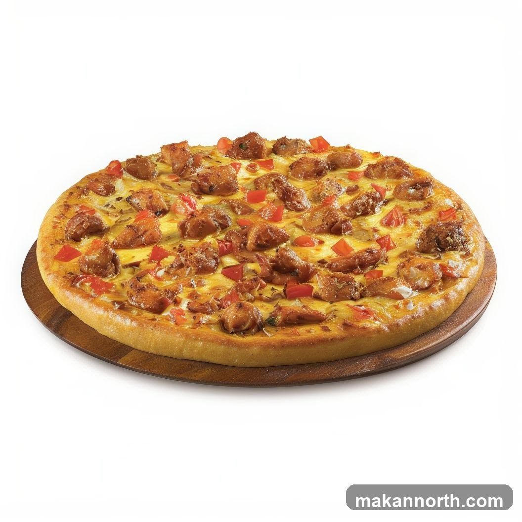 Chicken and Tomato Pizza