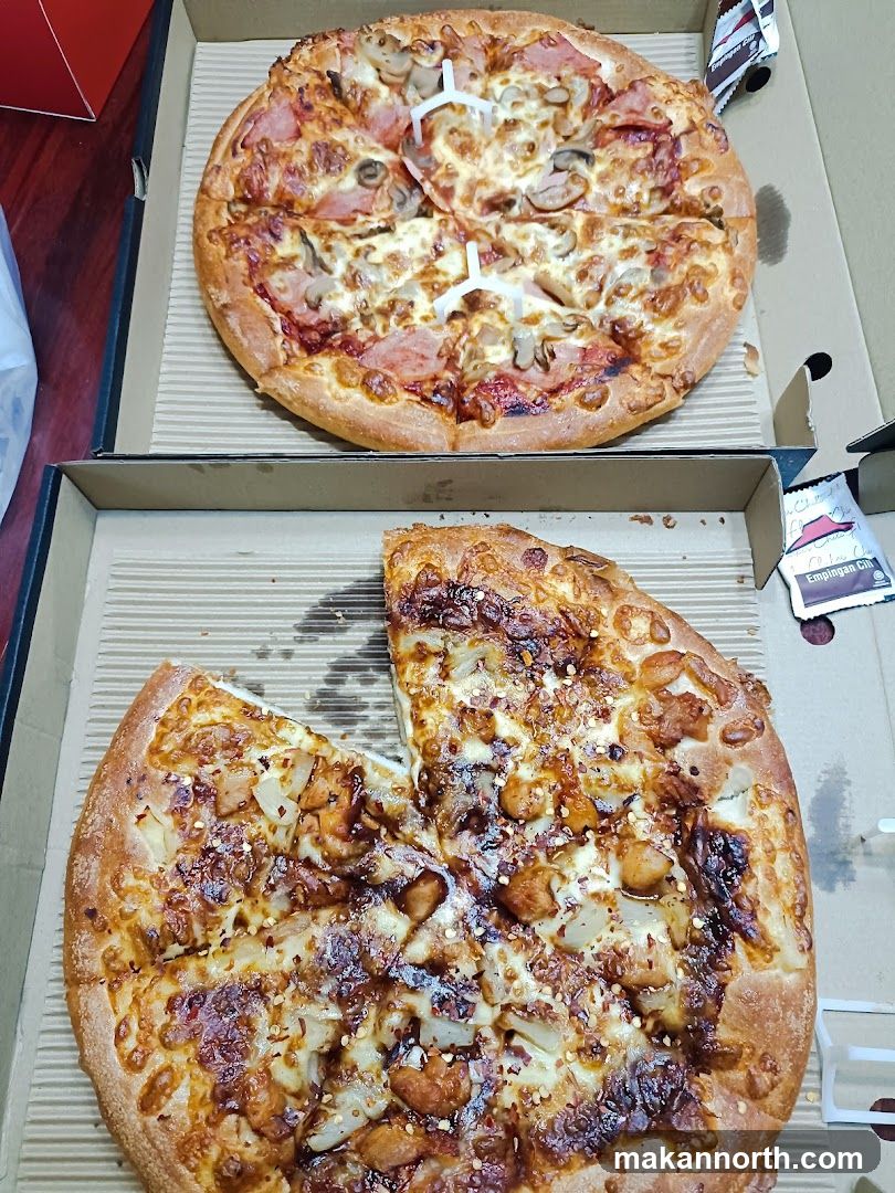 Two Pizzas in Boxes
