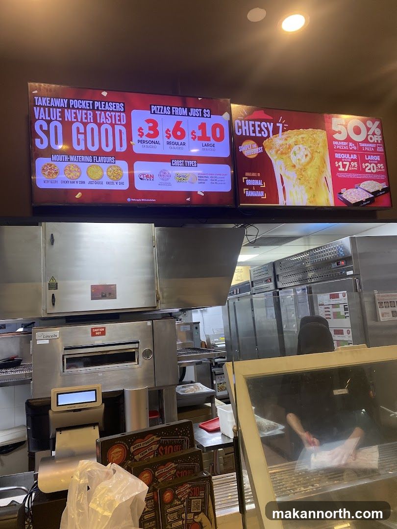 Pizza Restaurant Menu and Kitchen