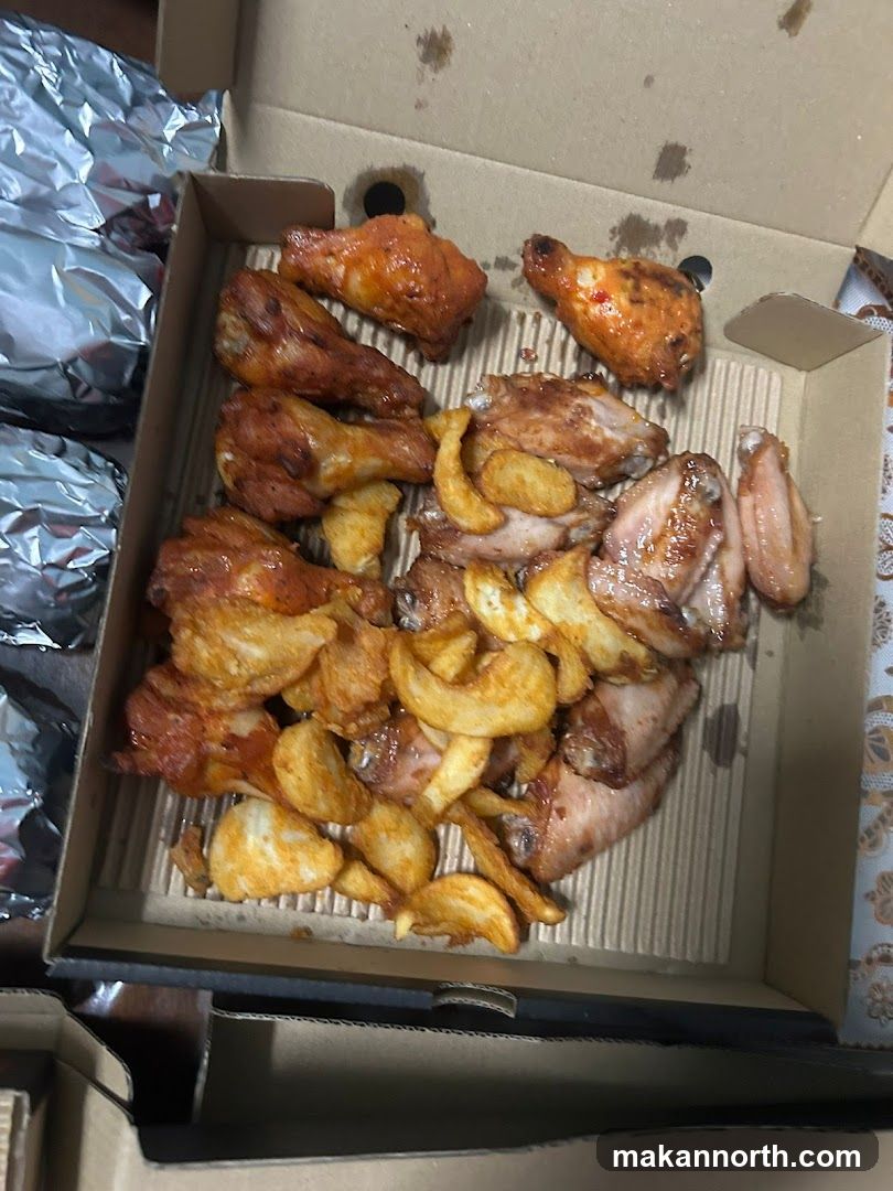 Chicken Wings and Fries