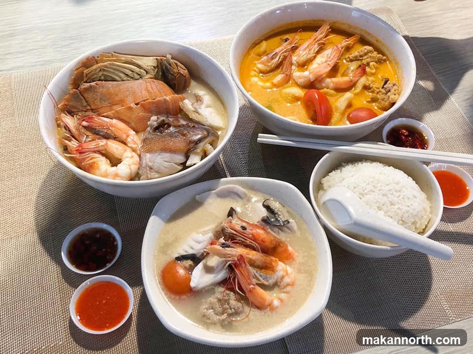 Seafood Soup and Rice