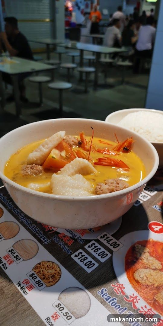Seafood Soup with Fish and Shrimp
