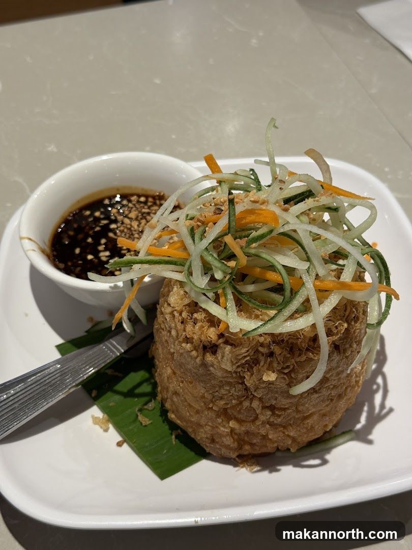 Crispy Fried Dish with Dipping Sauce