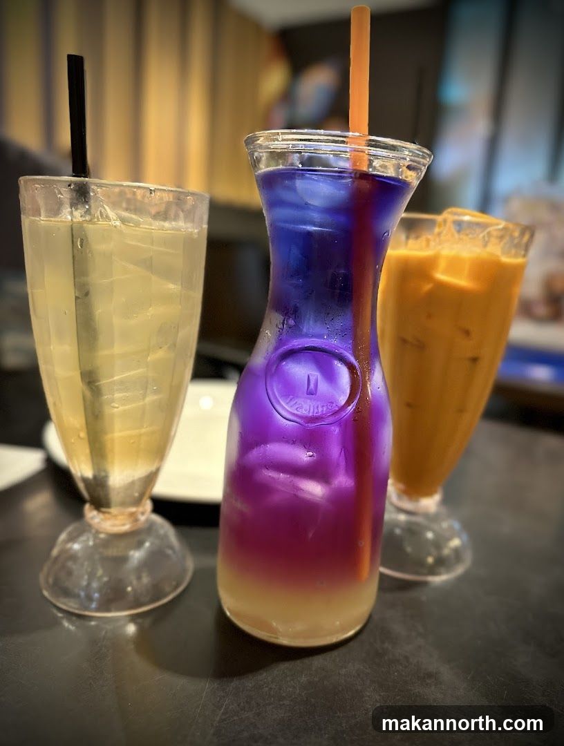 Three Colorful Drinks