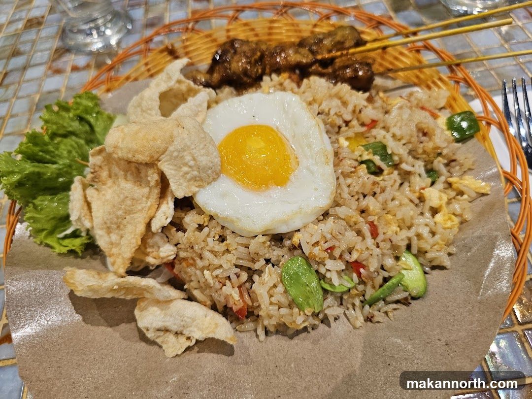 Fried Rice with Satay and Egg
