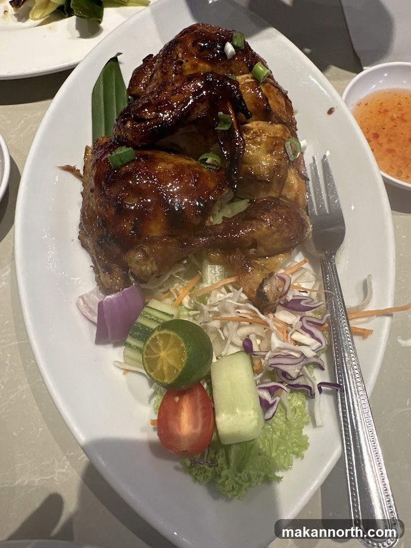 Roasted Chicken with Salad