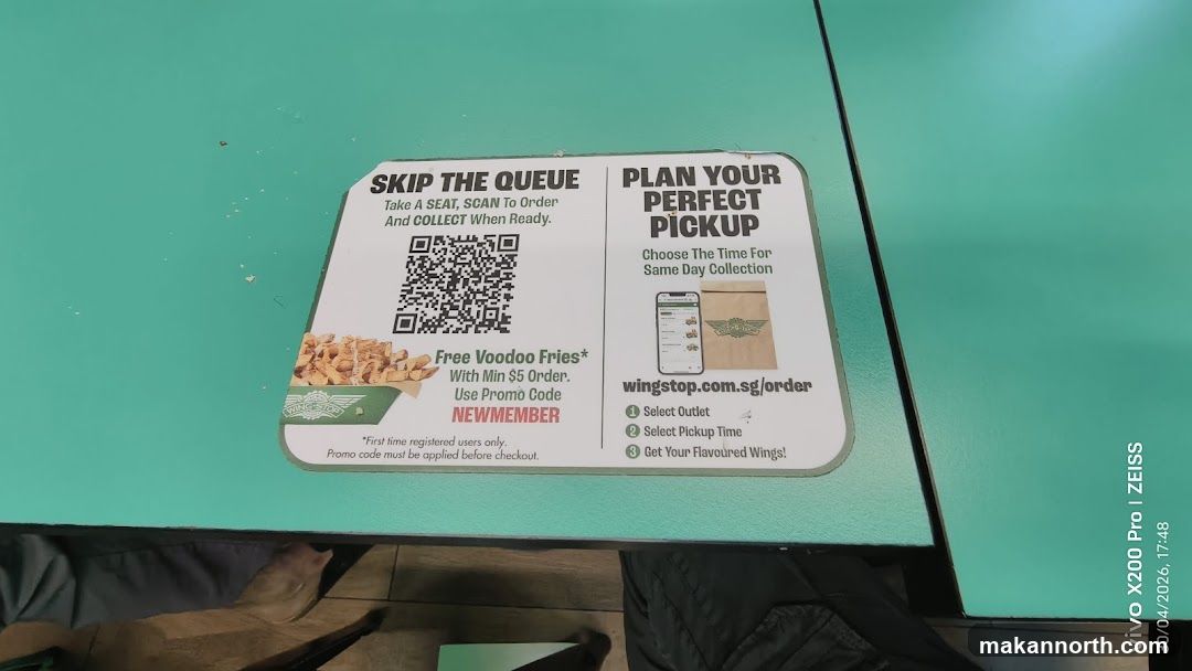 Wingstop Order and Pickup Information