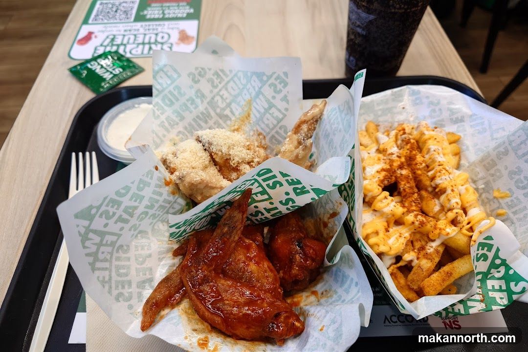 Chicken Wings and Fries