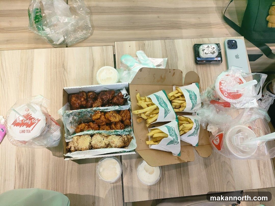 Chicken Wings and Fries