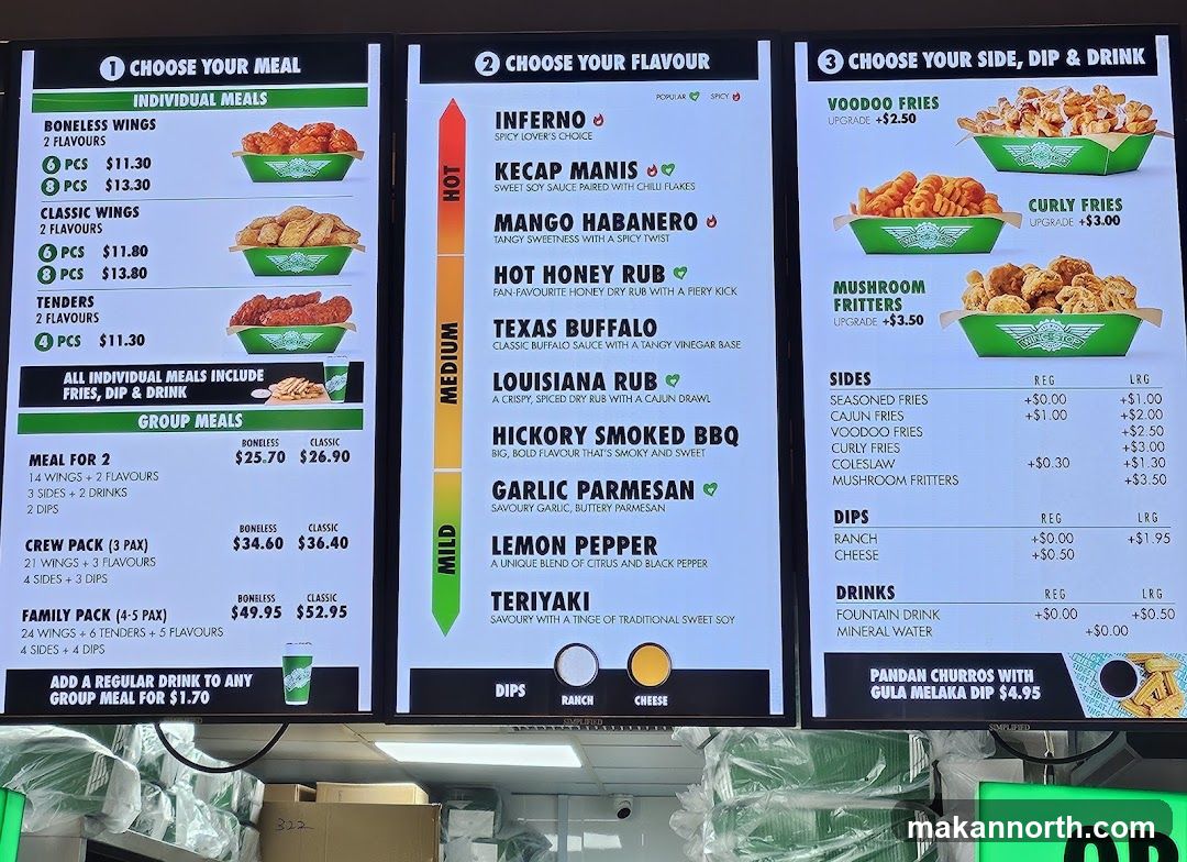 Wingstop Menu
