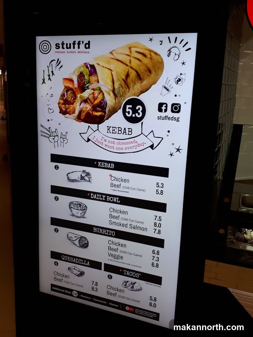 Stuff'd Menu
