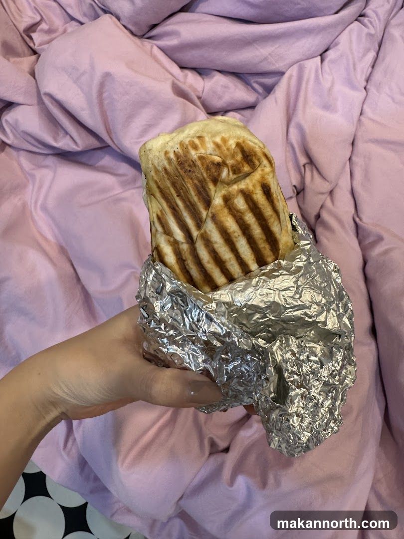 Grilled Wrap in Foil