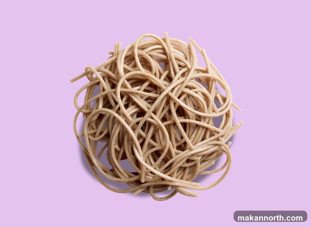 Pile of Soba Noodles