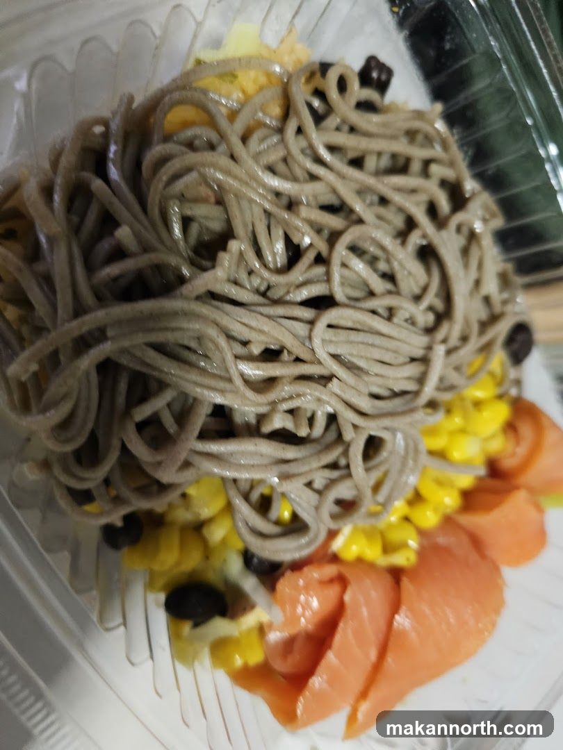 Soba Noodle Salad with Smoked Salmon