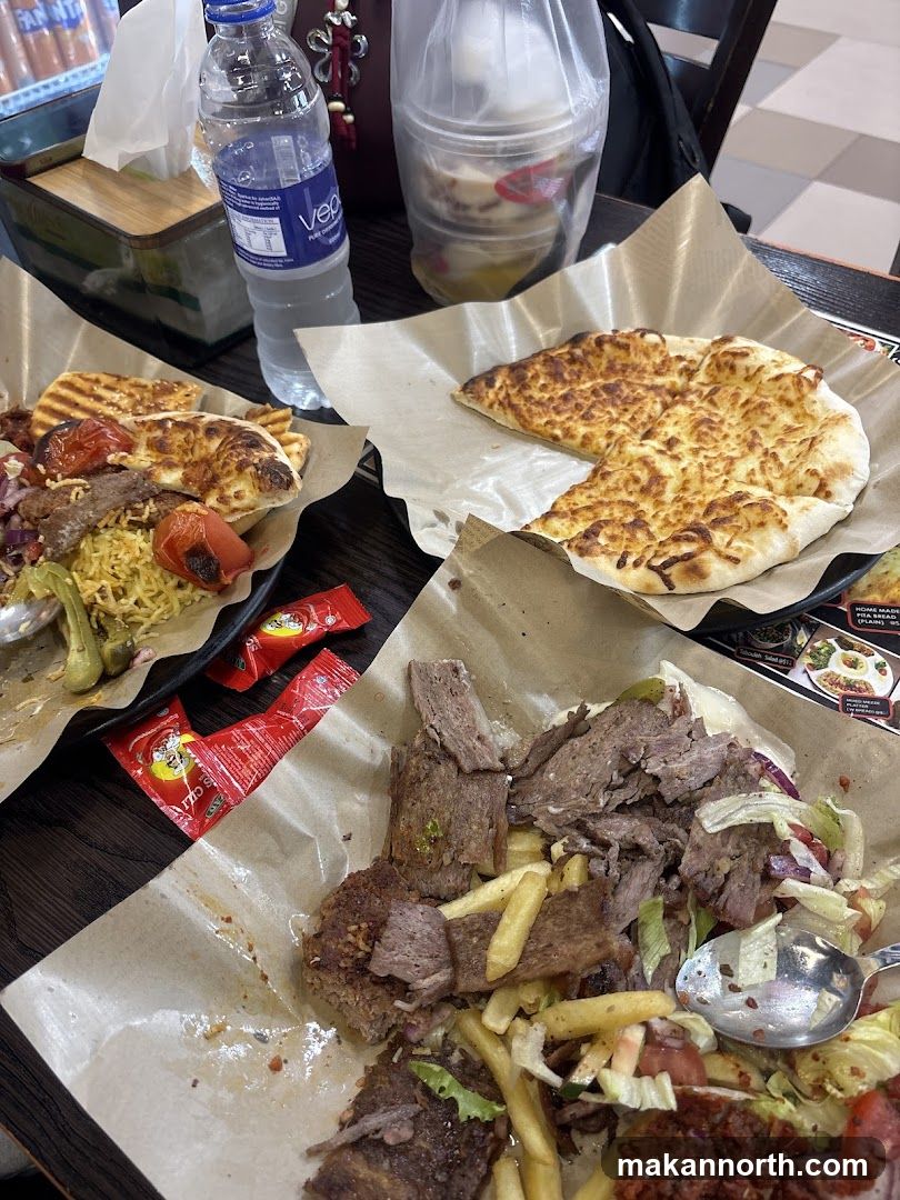 Doner Kebabs and Flatbread