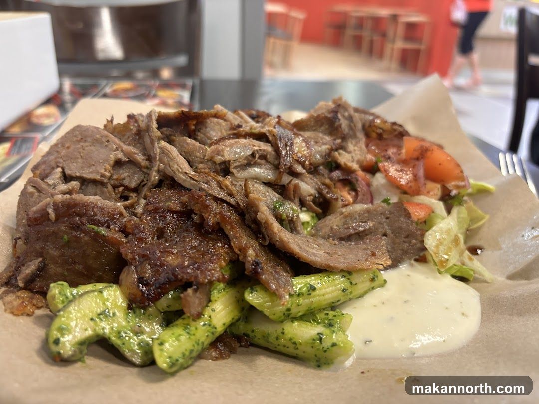Doner Plate with Pasta