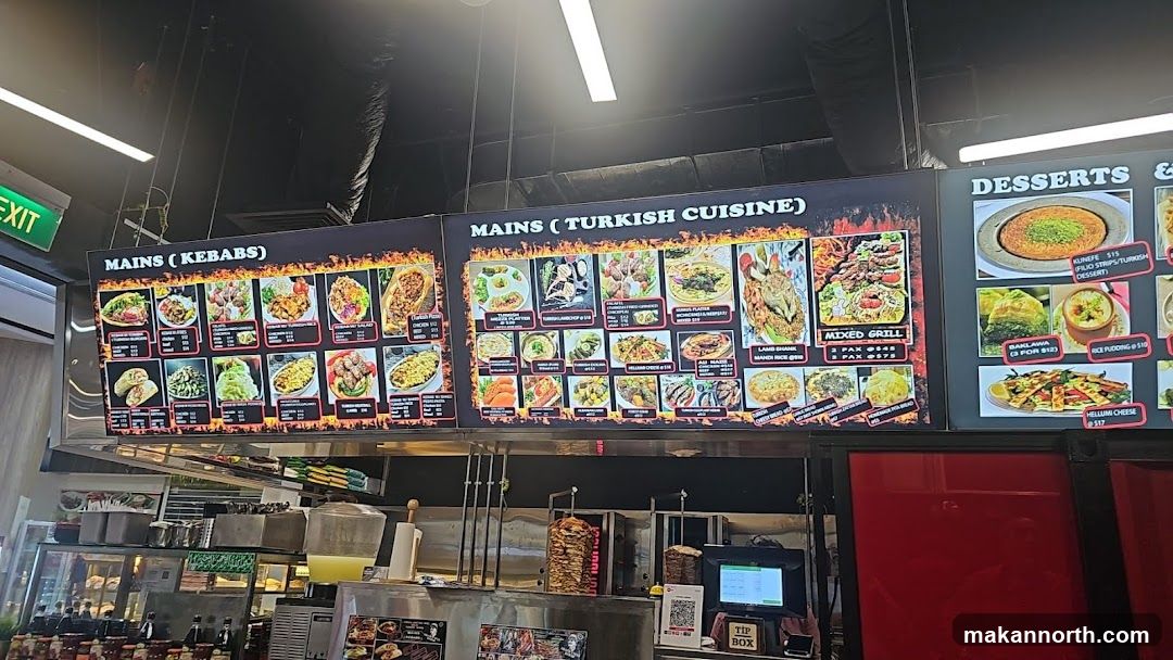 Turkish Cuisine Menu