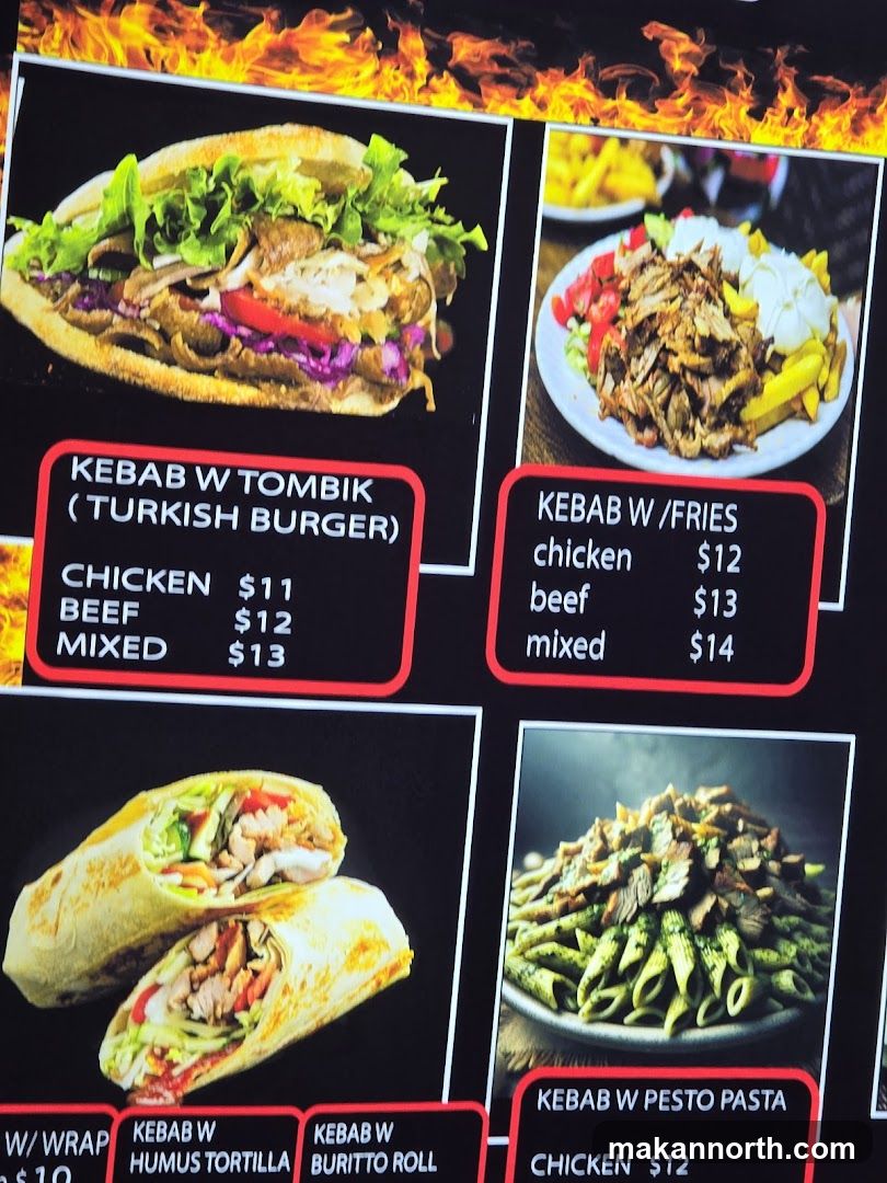 Kebab Menu