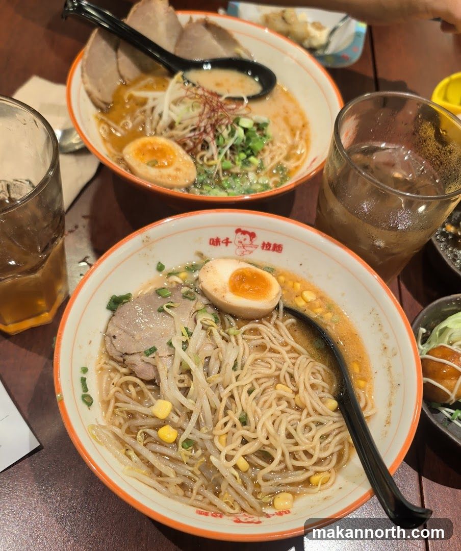 Ramen Bowls and Drinks