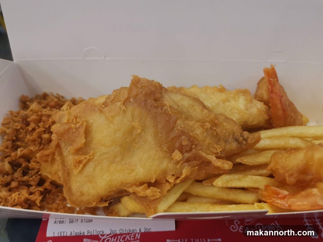 Fried Seafood and Chicken Combo
