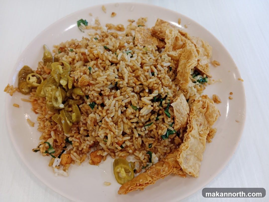 Fried Rice with Chilies and Crispy Tofu Skin