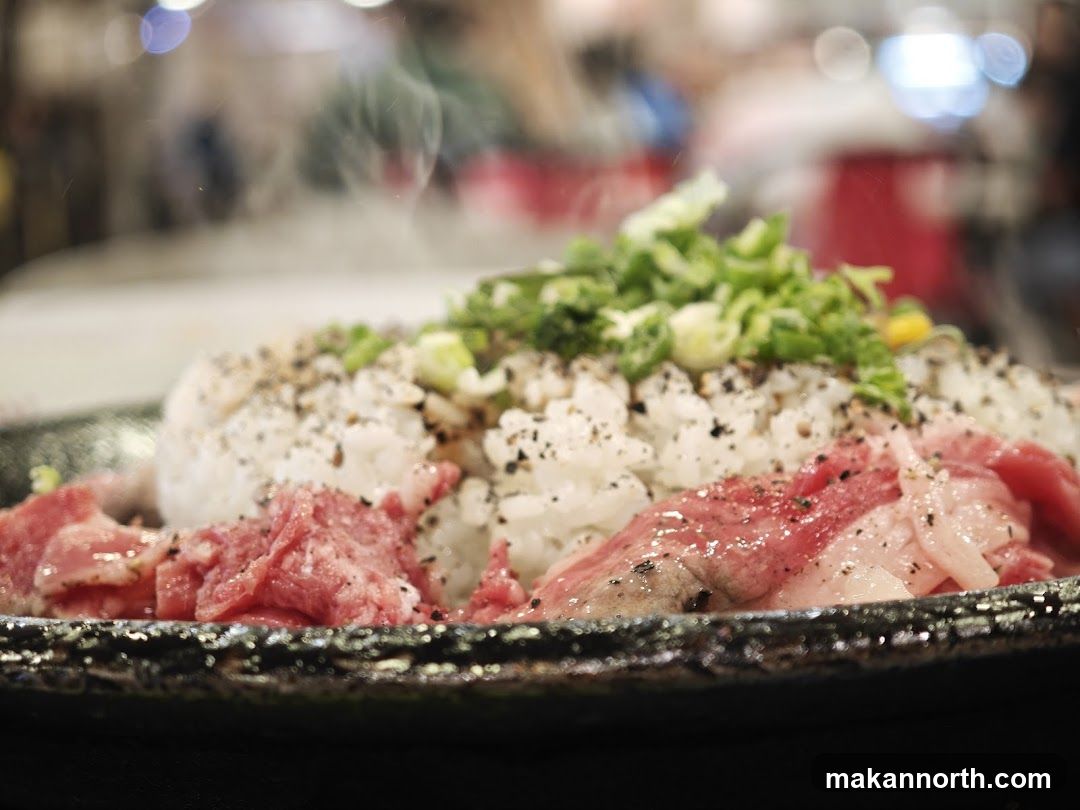 Steaming Rice and Beef Dish