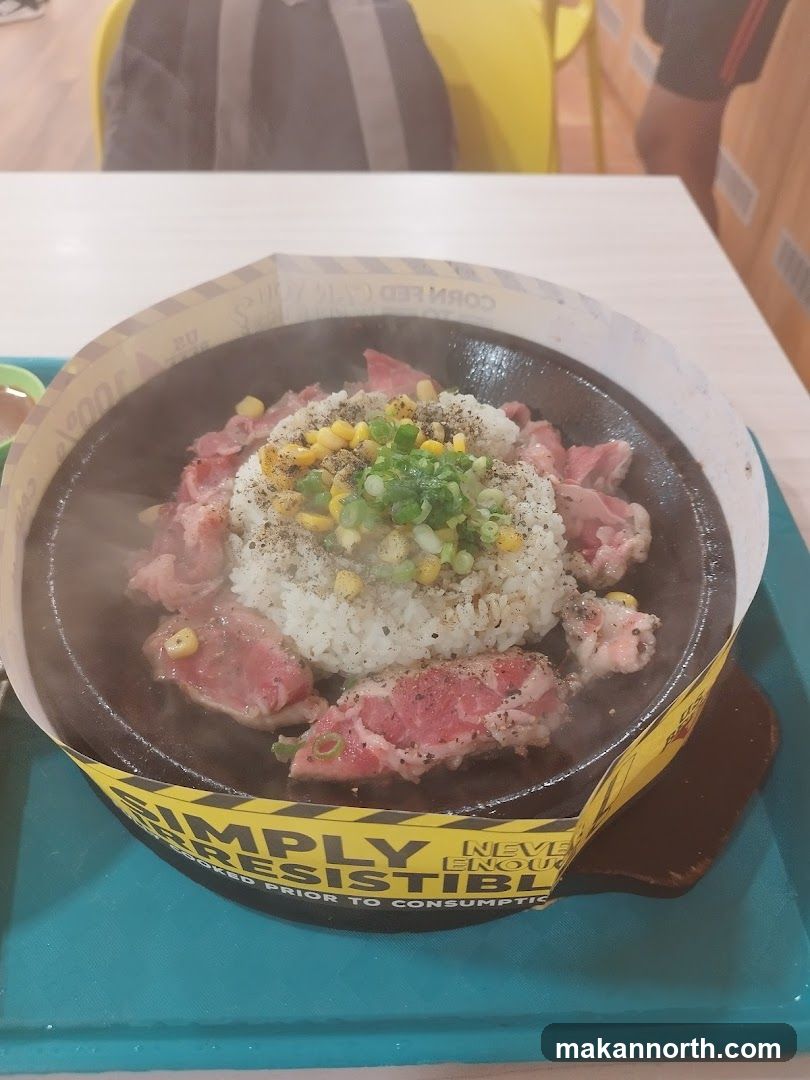 Sizzling Beef and Rice