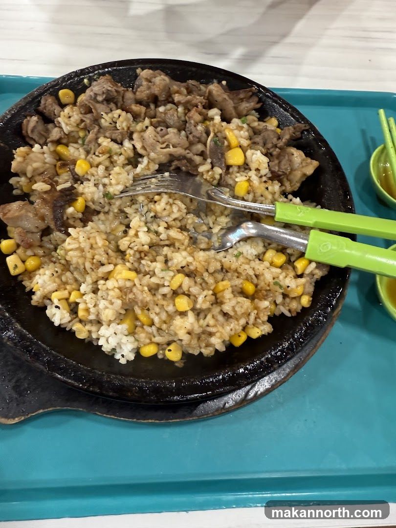 Sizzling Beef and Corn Fried Rice
