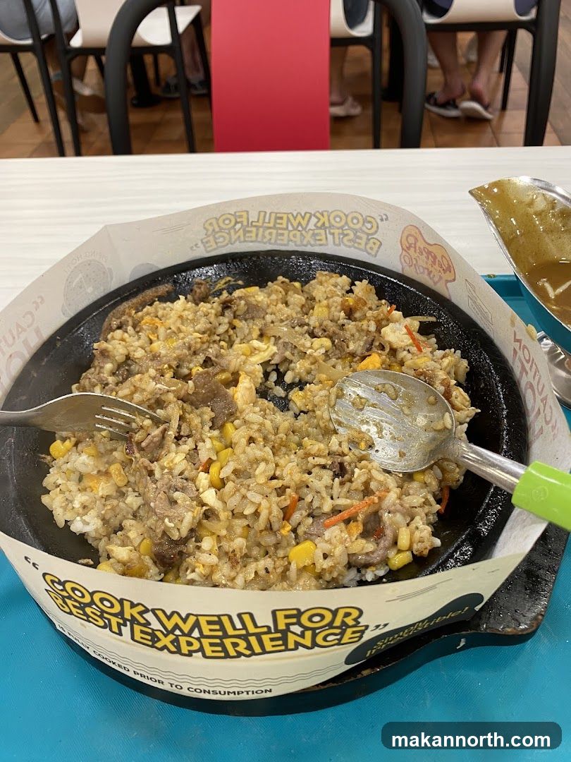 Sizzling Rice Dish