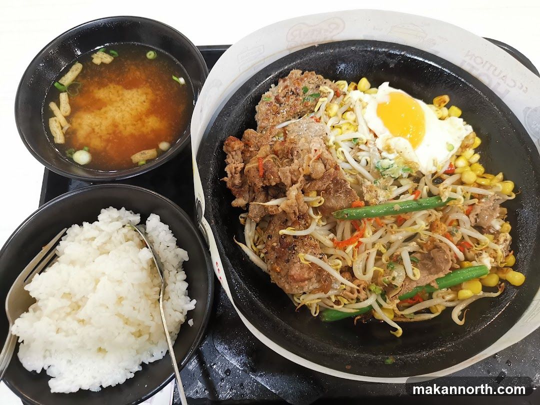 Sizzling Beef and Egg Meal