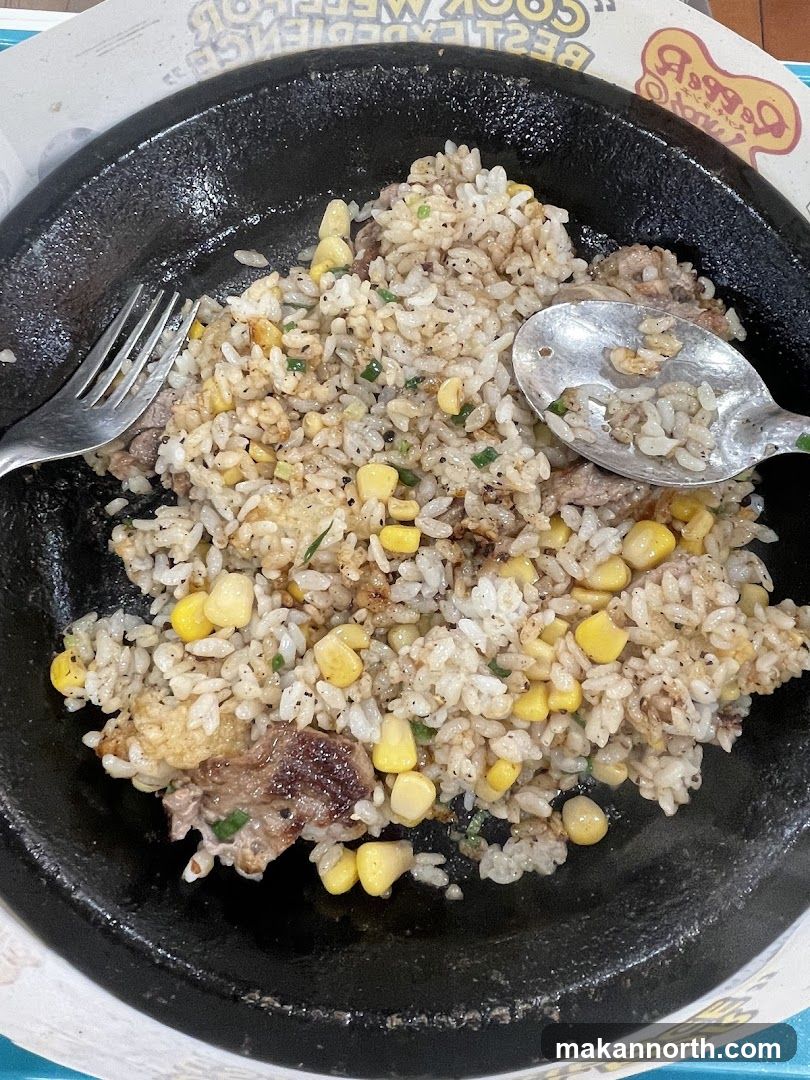 Sizzling Rice Dish