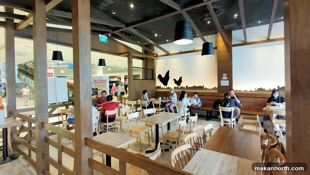 Restaurant Interior with Wooden Decor
