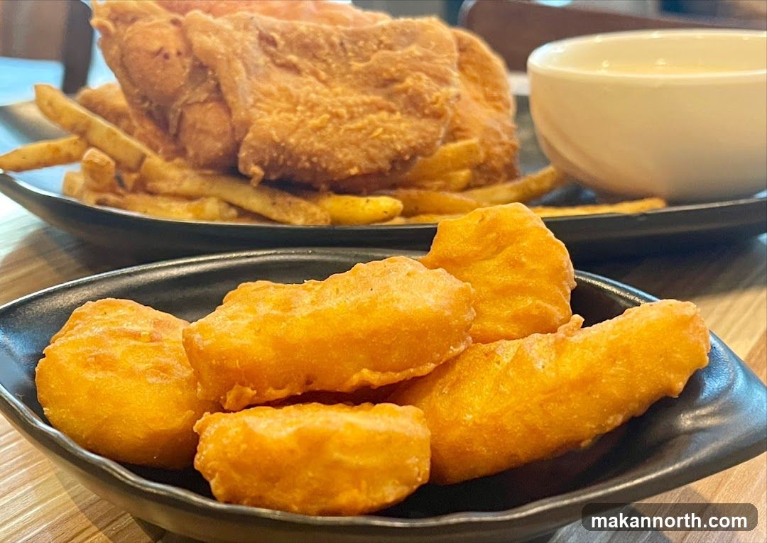 Fried Chicken Nuggets and Fries